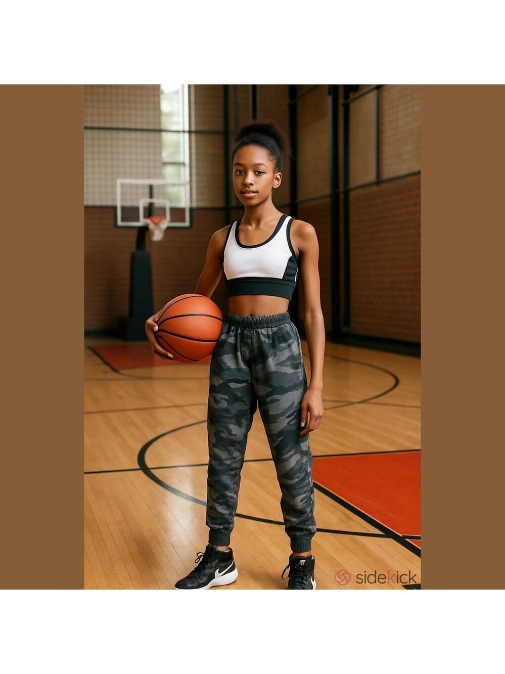 Splendid jogger pants army camouflage high rise grunge activewear gym Pilates S